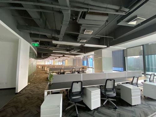 望京保利國際廣場(chǎng) 精裝帶家具辦公室出租，正對(duì)電梯采光優(yōu)